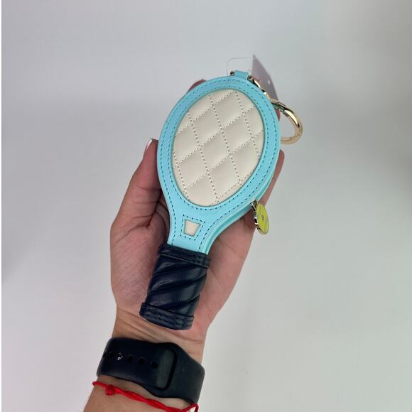 Kate Spade Grand Slam Tennis Wallet and 3D Tennis Racquet Coin Purse - Picture 8 of 12